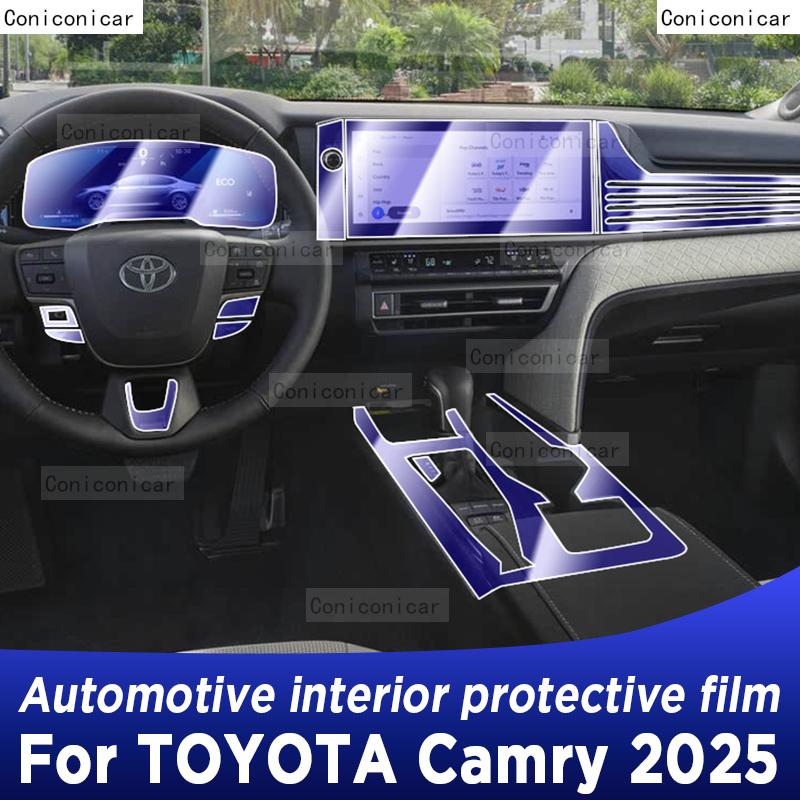 For TOYOTA CAMRY 2025 Panel Dashboard Navigation Automotive Interior Protective Film TPU Anti-Scratch