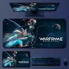 Игроки Warframes Горячий Резиновый Коврик для Мыши Прочный Настольный Коврик для Мыши Размер для Большой Игровой Клавиатуры с Фиксацией Края