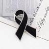 Melanoma Cancer Funeral Ribbon Badge Brooch Skin Cancer Funerals Memorial Pin  Women Men