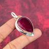 Ruby Zoisite Pendant Gemstone Jewelry, 925 Solid Sterling Silver Handmade Pendant, Latest Design Jewelry