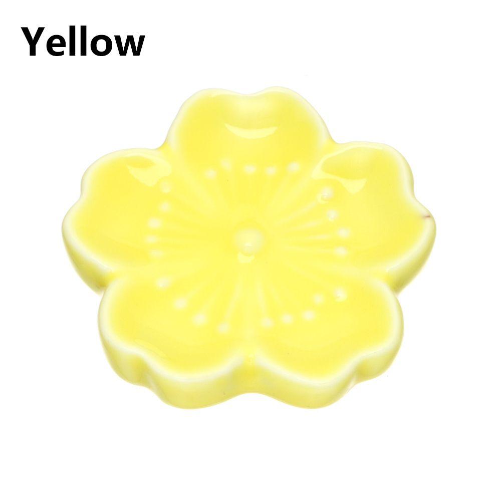 Новая Посуда Ложка Вилка Подставка для Палочек для Еды Красочные Цветы Сакуры Керамическая Подставка для Палочек для Еды