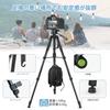 ZOCUS Tripod with Remote Total Height Leg Diameter 5 Quick Shoe Aluminum Smartphone Carrying Bag SLR Video Compatible with Smartphones Control, 188cm,