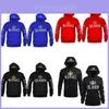 Stylish Cotton Hooded Sweatshirt For Couples Printed Long Sleeve Pullover For Fall