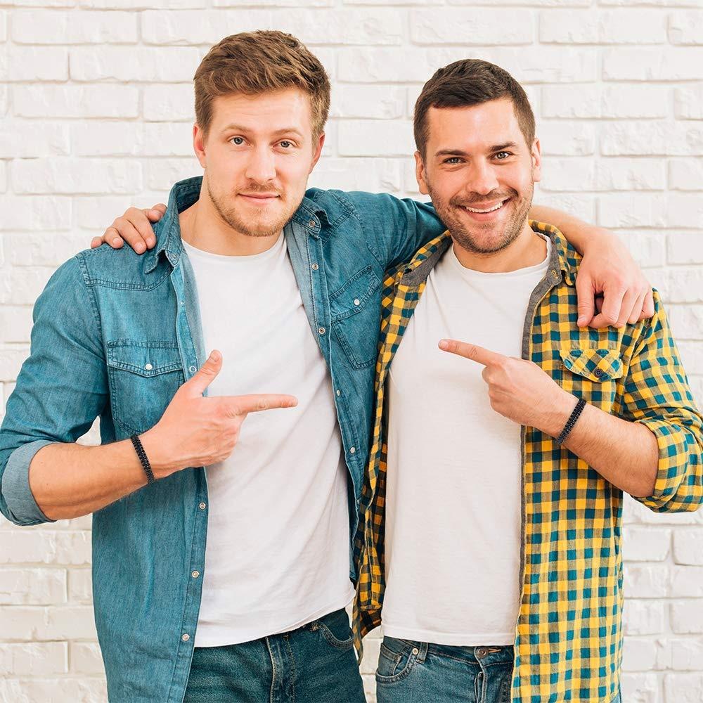 1 шт. Ручной плетеный унисекс браслет дружбы на расстояние, matching BFF, из паракорда и вощеной нити