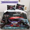 Digimon Tamer Pattern Bedding,Quilt Set Quilt Cover Pillowcase Home Birthday Gift (1*duvet cover+2*pillowcase,without core)SSJT0917210