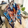 High-quality Luxurious Silk Scarves Headband Scarfs Neck Scarf For Women Chain Silk Scarf Women's Decorative Shawl
