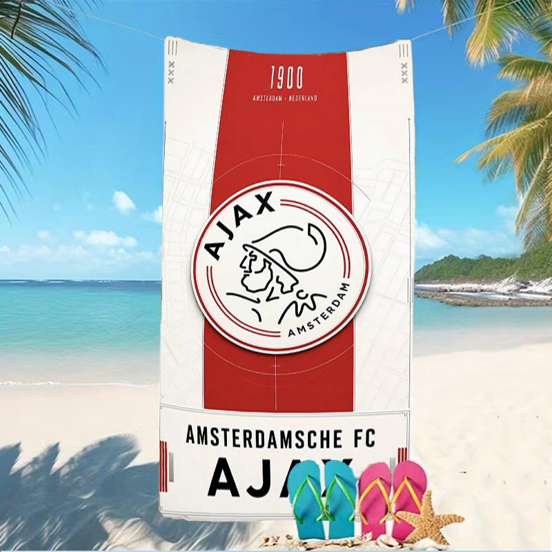 Beach Towel with AFC Ajax Pattern - soft,absorbent,machine washable Lightweight&Modern,swimming,Travel Essentials