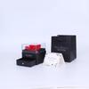 Valentine's Day Christmas Double Door Ring Pendant Box Apple Shaped Eternal Flower Jewelry Box Durable Plastic