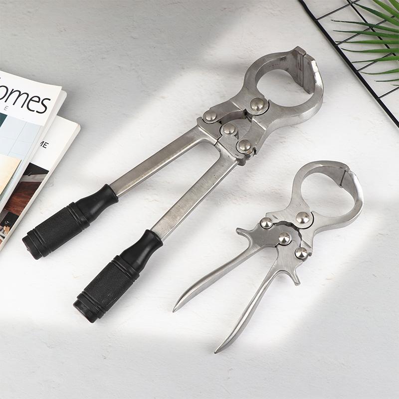 Livestock Tools Without Blood Castration Pliers Stainless Steel Castration Forceps Tool Animals Farm Ranch Veterinary Tolls