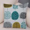 Абстрактное искусство Чехол на подушку Декоративное геометрическое растение Дерево Цветок Наволочка для дивана Дом Машина