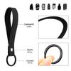 ABCDEN1 Car Suede keychain Metal Wheel Tires Valves Tyre Stem Caps For KIA Rio Ceed Sportage Cerato Soul Sorento Picanto Optima