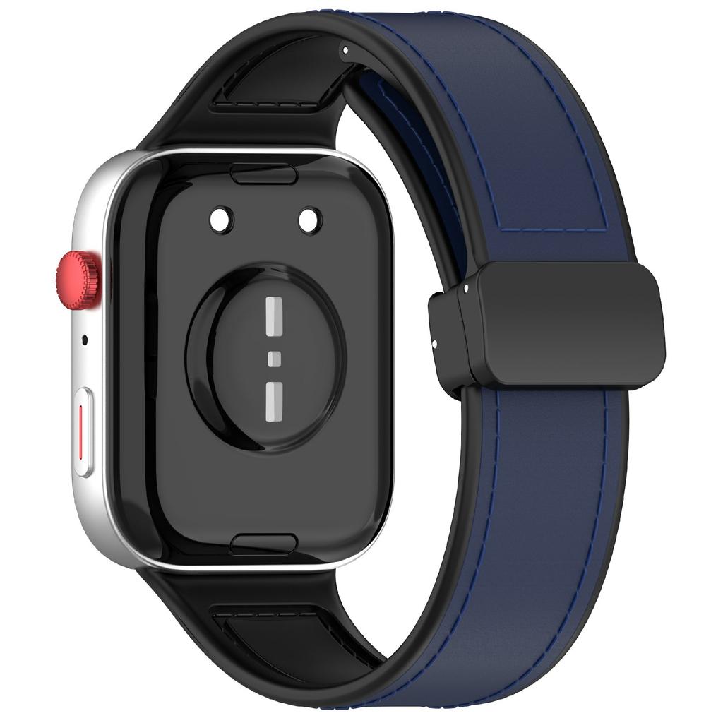 Для Huawei Watch Fit 3 Ремешок для часов Магнитная застежка Кожаный ремешок из силикона с металлическим коннектором