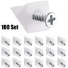 100 X Repair Fixing Drawer Chest Bottom Sagging Support Mending Mend Wedge Screw