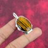 Tiger's Eye 925 Solid Sterling Silver Pendant, Handmade Gemstone Pendant, Gift For Mom Antique Jewelry