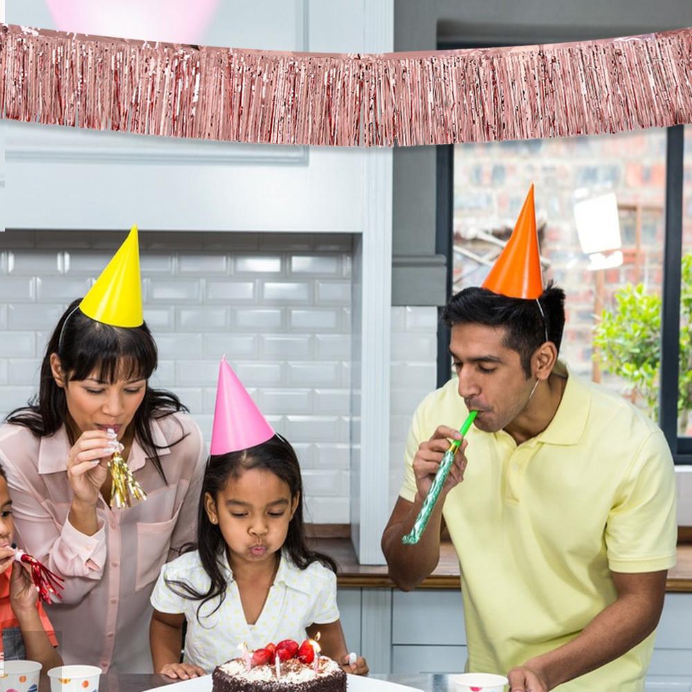 Elegant Multi-color Rain Curtain Streamer Banners For Stunning Wedding Party Decorations