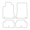 [BLM]TO048 red - Set of velour floor mats to fit the Infiniti Q30 2015-2019 - red trim