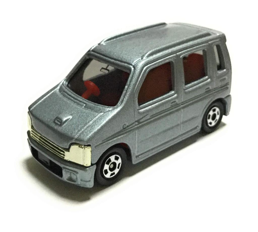 Tomica Red Box 71 First Generation Suzuki Wagon R Silver Red TOMY Logo 1/57