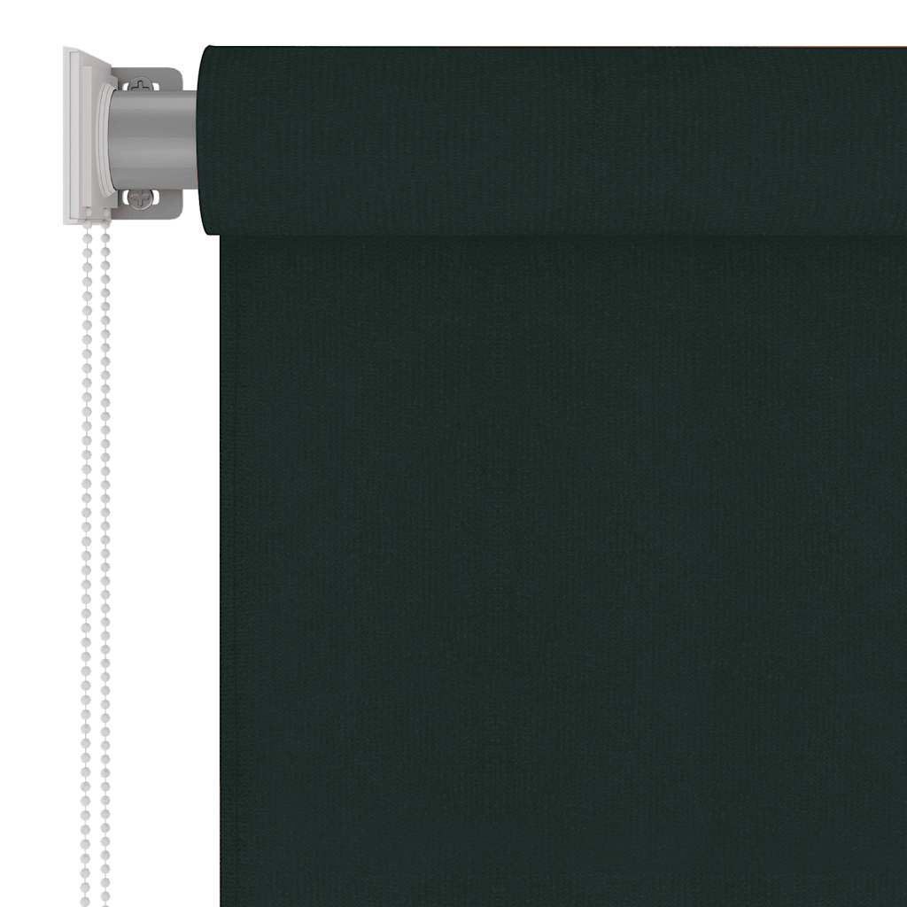 Outdoor Roller Blind 125 (W) x 230 (H) cm Dark Green HDPE