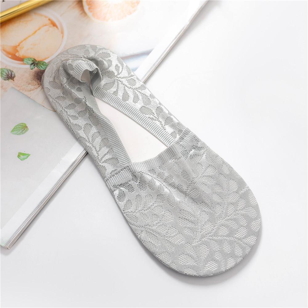 Летние женские тапочки с низким вырезом, бесшовные шелковые носки-лодочки, силиконовые нескользящие ультратонкие дышащие невидимые носки