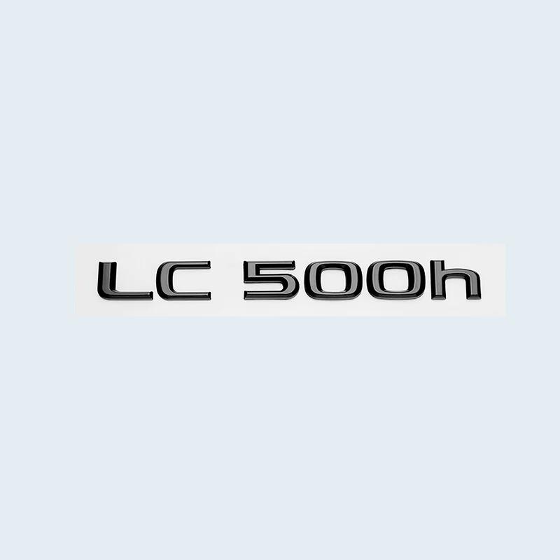 For Lexus Glossy Black CT200h LC500 LC500h HYBRID 3D Metal Emblem Car Trunk Logo Badge Sticker Accessories CT LC Series