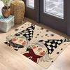 Winter Christmas Doormat Non-Slip Entrance Doormat Home Decor Carpet for Living Room Rugs Bathroom Floor Rug