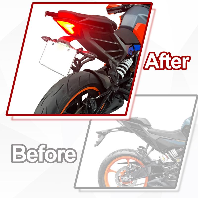 Fit For KTM Duke 125 Duke 250 Duke 390 2024-2025 Motorcycle Tail Tidy Fender Eliminator Kit License Plate Holder Bracket