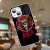 Slayer Heavy Metal Band Music For IPhone 14 13 12 Mini 11 Pro XS Max X XR 14 Plus Tempered Glass Cover