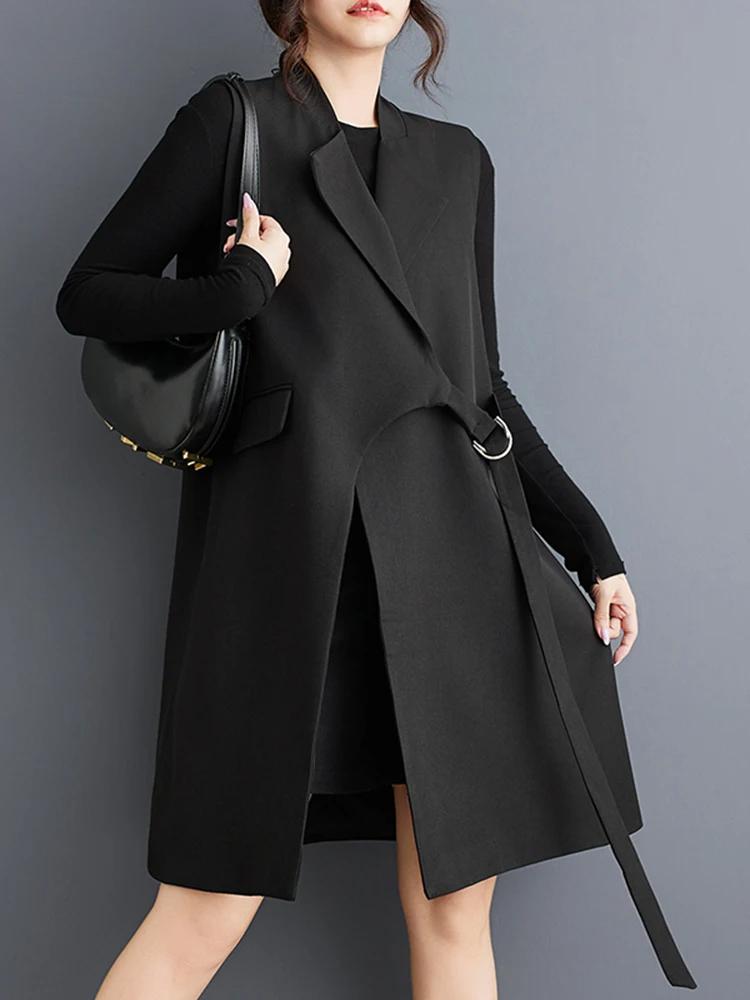 Xitao Асимметричные жилеты без рукавов LJ1083