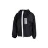 Hooded Running Sports Jacket Women Outerwear Black FH6664