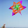 3D Lotus Kite With High Wind Resistance For Outdoor Family Beach Activities Easy Assembly Durable Polyester