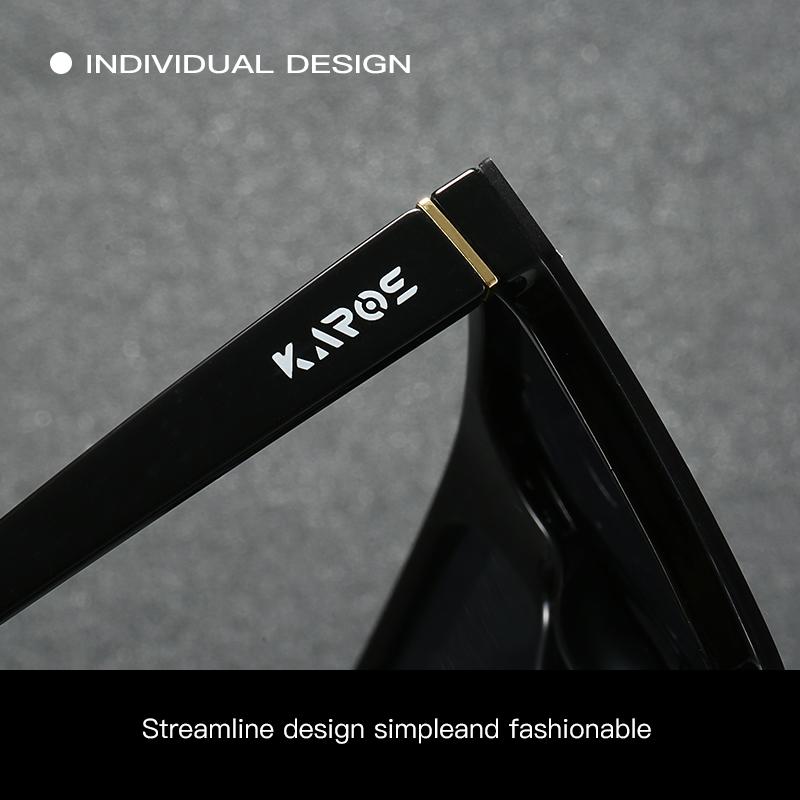 KAROS UV400 Non Polarized Sunglasses Unisex Outdoor Driving Travel Sunshade Glasses Oversized Square Fashion Eyewear YZ17BOX 7