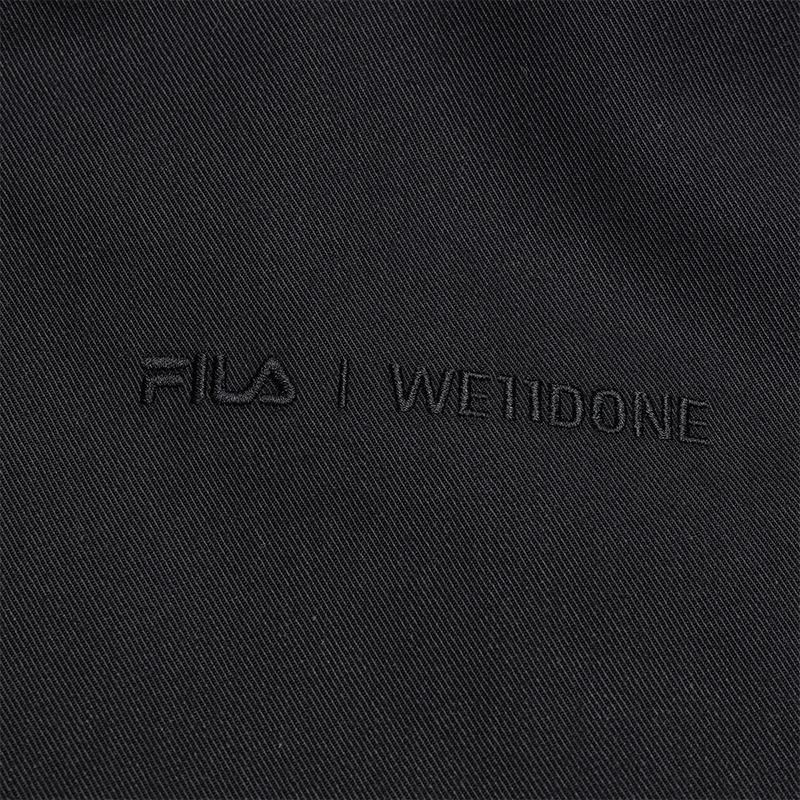 Men's Pants FILA Casual Pants Men's Meteor Iron Black Moderate Straight Fit Pants