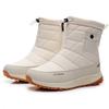 Женские и мужские зимние теплые водонепроницаемые ботильоны до щиколотки с меховой подкладкой, удобная обувь для ходьбы, нескользящие уличные ботинки до середины икры для женщин и мужчин