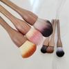 Мягкая кисть для пудры, пламенные румяна, кисть для тонального крема, кисть для макияжа из орехового дерева, кисть для тонального крема, кисть для рассыпчатой ​​пудры, кисть для теней.