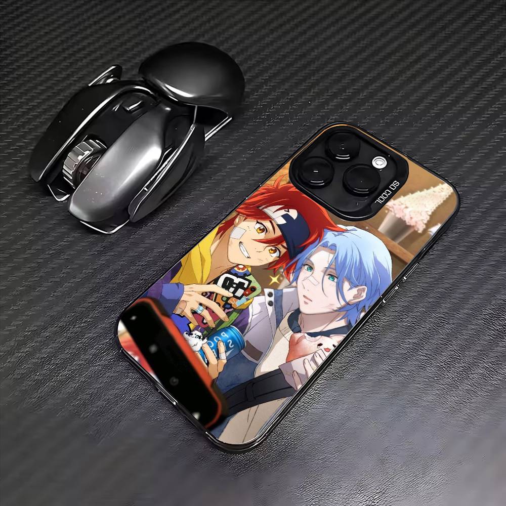 Чехол для телефона S-SK8 Аниме The InfinityS Для iPhone 17, 16, 15, 14, 13, 12, 11 Plus, Pro Max Цветной Посеребренный Внутренний Чехол