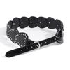 PU Leather Rivet Waist Belt Punk Dress Jeans Belt Fashion Wide Women's Belt  Music Festival