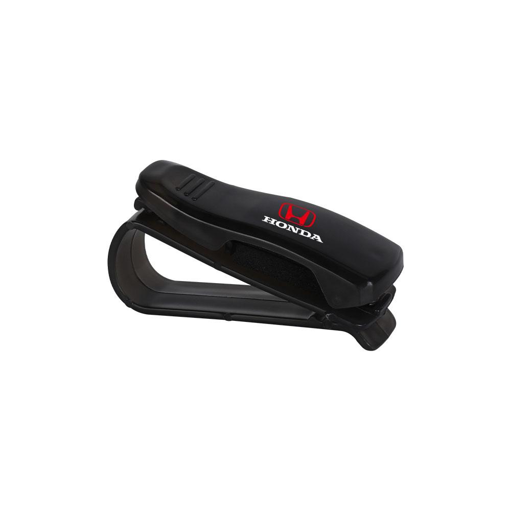 1pcs Auto Badge Glasses Clip Car Sun Visor Sunglasses Holder Card Ticket Stand For Honda Mugen Power BBP Civic Accord Odyssey City
