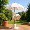 With Clip Folding Fan Silent Operation 3 Speeds Adjustable Mini Desktop Fan Portable Design USB Rechargeable