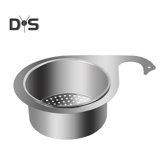 1/2Pcs Stainless Steel Swan Sink Strainer Basket Rustproof Corrosion Resistant Faucet Hanging Filter Basket Kitchen Sink Drain Basket