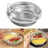 Многоразмерный разделительный поддон для пароварки из нержавеющей стали 304, держатель для продуктов для варки риса, для кухни