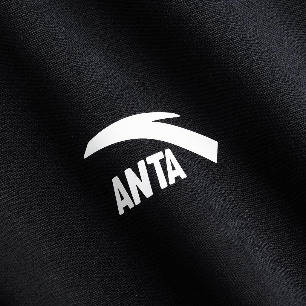 Anta Серия 'Стиль жизни' Логотип Однотонный Удобный Дышащий Универсальный Повседневный Мода Кампус Ежедневная поездка Короткий рукав Рубашка-поло Мужские топы 952628102-7