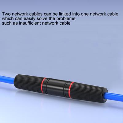 Сетевой разъем Позолоченный Водонепроницаемый Мама к Папа Plug and Play Мама RJ45 LAN Сплиттер Адаптер
