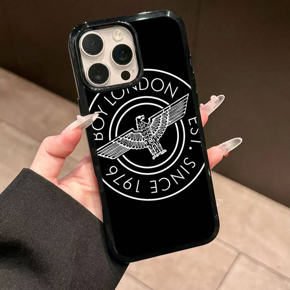 Модный бренд Boy L-London Чехол для телефона для IPhone 17 Pro 16 Plus 16 Pro Max 15 14 13 12 11 PC+TPU Задняя крышка