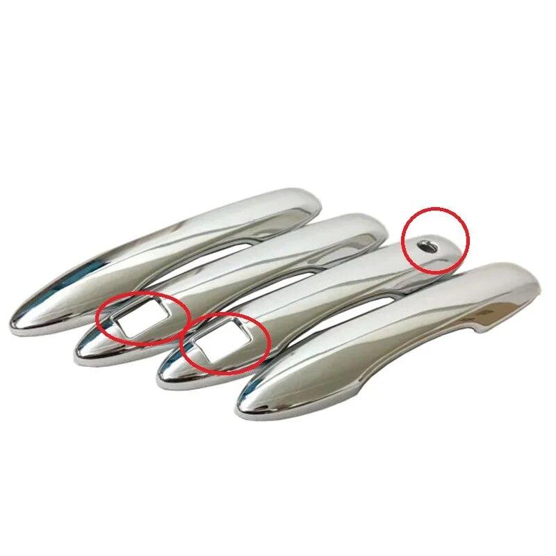 Для Toyota Camry XV70 2017 2018 автомобильный экстерьер ABS хром умный ключ отверстие боковая дверная ручка крышка накладка с отверстиями