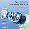 Foldable Handheld Fan with Semiconductor Refrigeration, Long Battery Life, High Speed, and Compact Design