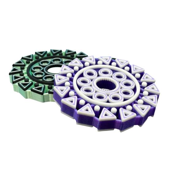 3D Printed Fidget Spinner Toy Stress Anxiety Relief Kids Teens Adults Fingertip Gear Gyroscope Portable Travel Sensory Spinning Toy