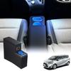 Toyota Sienta 170 Серия Консольный бокс с USB LED Автомобильный интерьер Легкое снижение усталости (10-е поколение) Подлокотник, Многофункциональный, Порт, Подсветка,