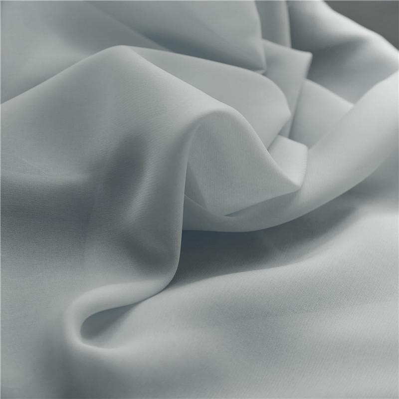 Однотонная белая полупрозрачная занавеска для окна, шифоновая пряжа, тюль для спальни, экран для эркера