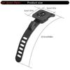 Y4UA Ergonomic Quick Release Cycling Computer Mount for Road Mountain Bike Handlebars