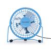 Pullman - Mini Ventilateur De Bureau Usb - Portable, Léger, Orientable - En Métal Bleu